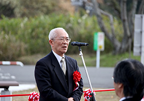 石川会長の祝辞