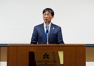 北野学長の開会挨拶