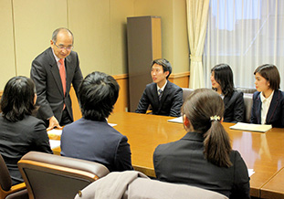 広瀬知事から激励の言葉