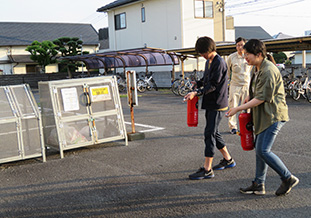 水消火器の体験