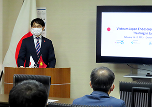 北野学長による開会挨拶