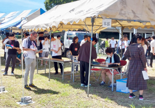 避難誘導班による避難報告