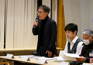 鴛野校区連合自治会長による挨拶