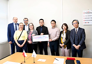 小林理工学部長への表敬訪問（4/15）