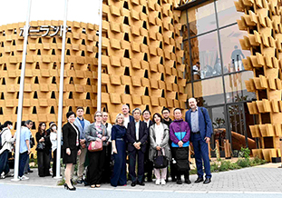 EXPOポーランドパビリオンへの表敬訪問（4/23）