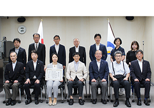 学長表彰式参加者