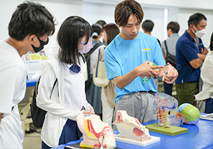 福祉健康科学部による展示紹介