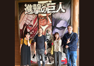 進撃の巨人ミュージアムにて