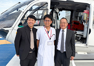 高度救命救急センター訪問