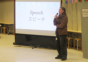 留学生代表のウォーカーさん